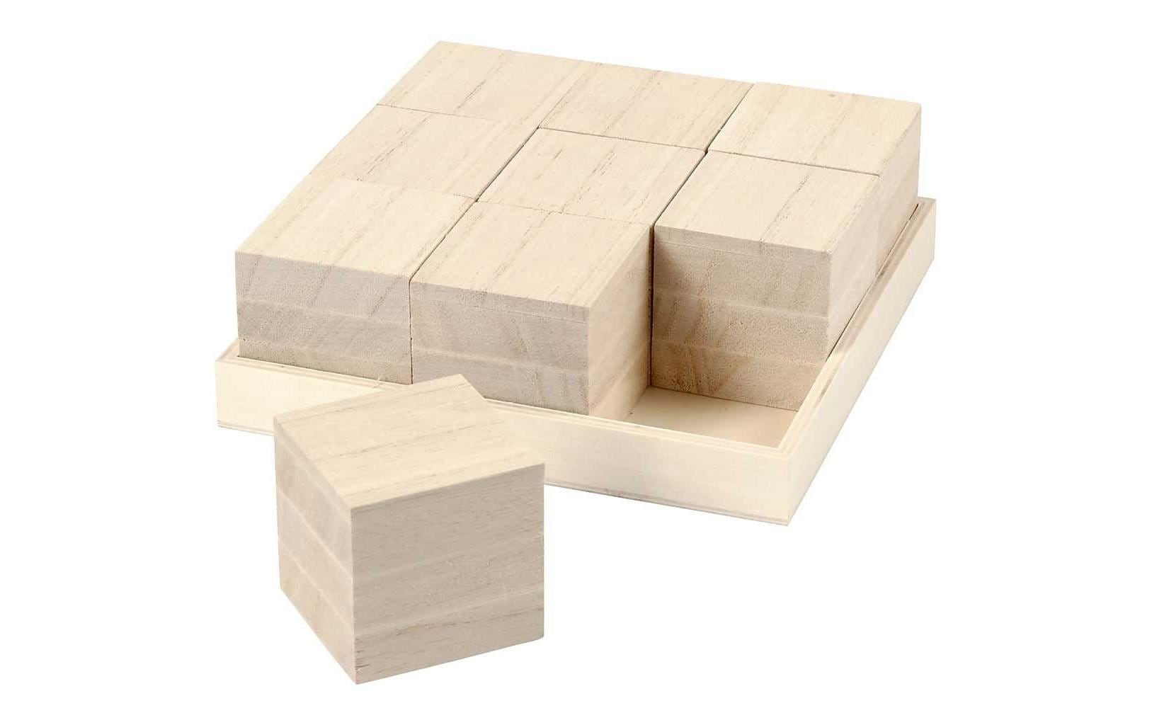 Creativ Company Holzartikel 9 Holzwürfel Creativ Company Holzartikel 9 Holzwürfel