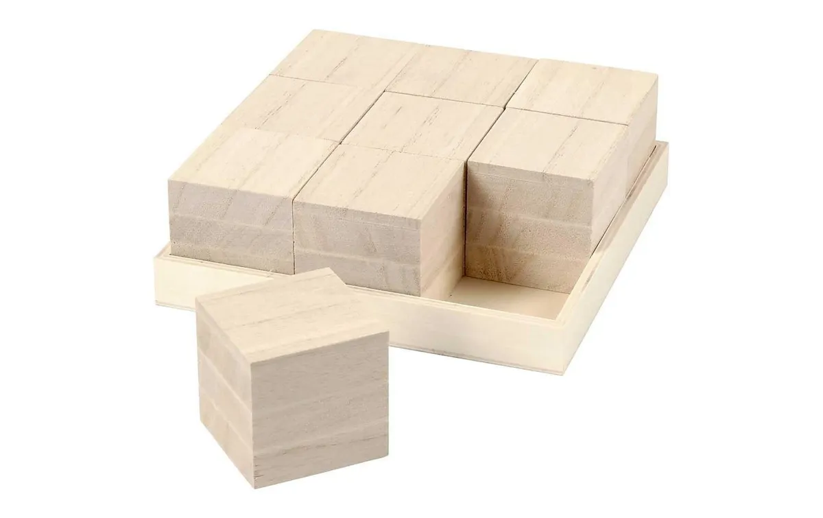 Creativ Company Holzartikel 9 Holzwürfel Creativ Company Holzartikel 9 Holzwürfel