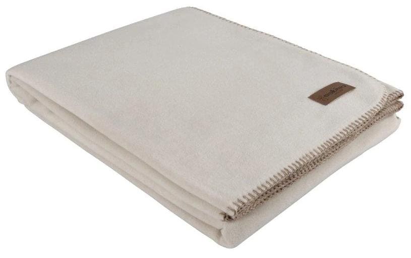 Eskimo Decke Edelvelours Beige, 100 x 150 cm