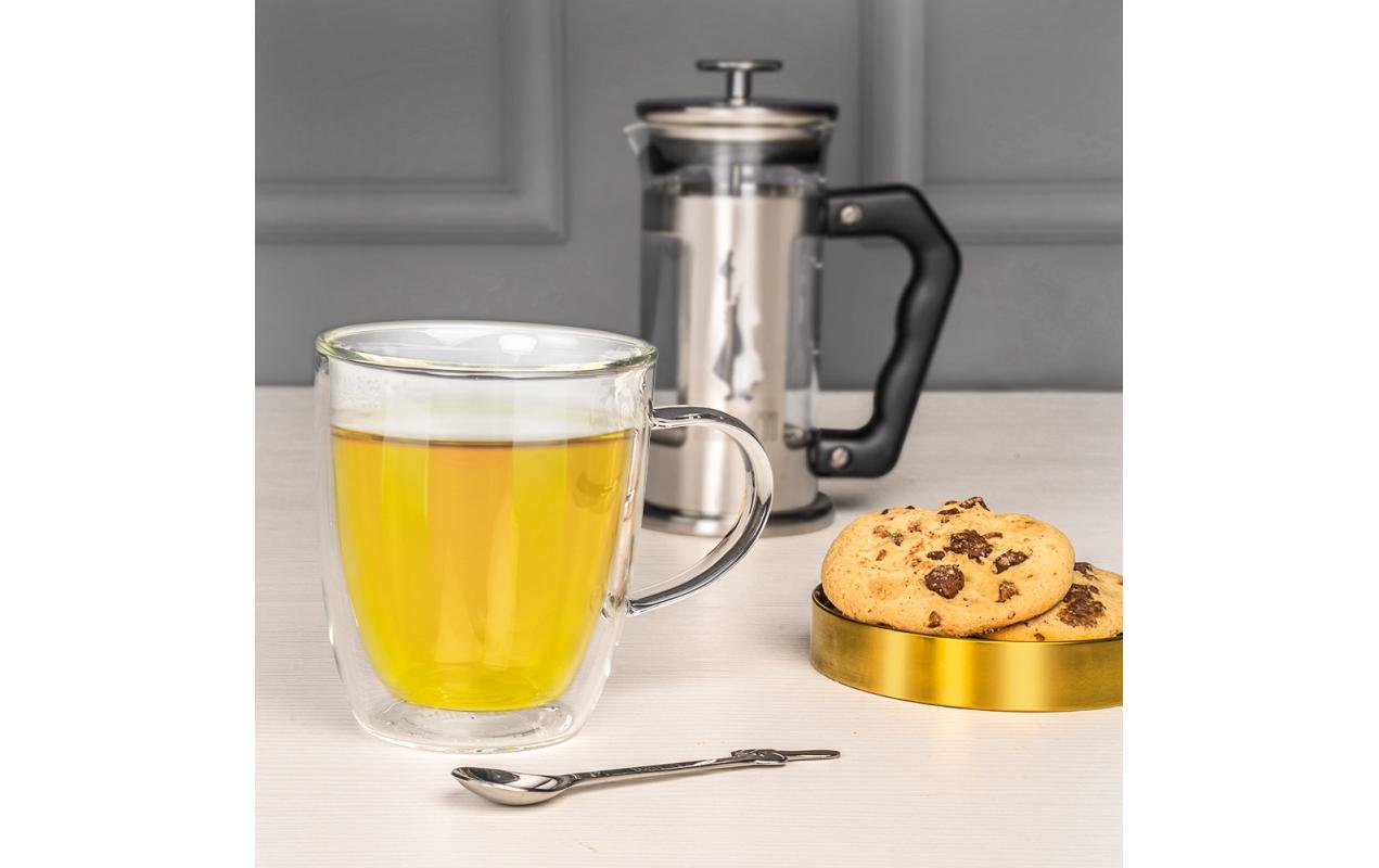 Bialetti Kaffeetasse Capri 350 ml, 1 Stück, Transparent