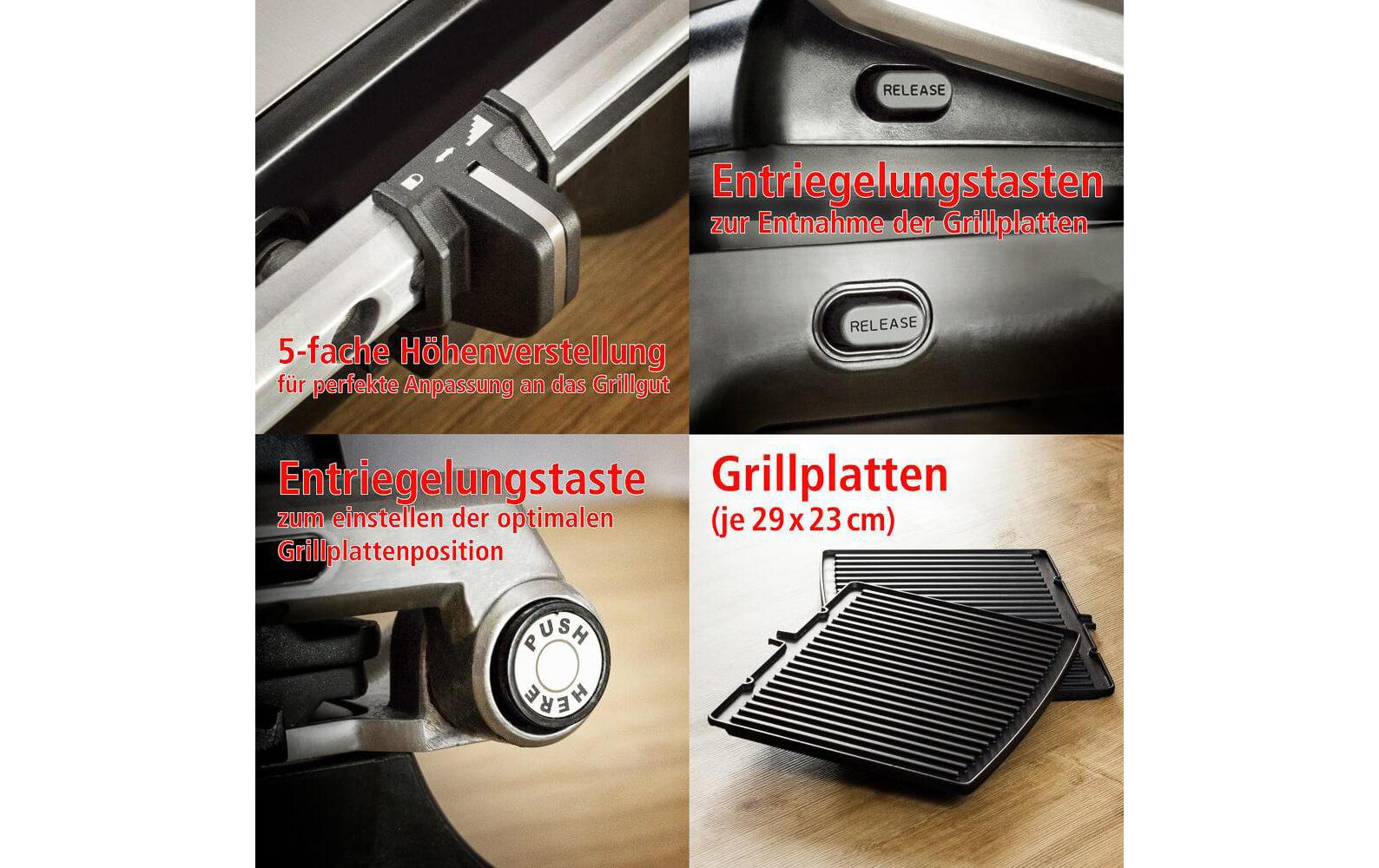 Rommelsbacher Kontaktgrill 20.KG 2020 2000 W