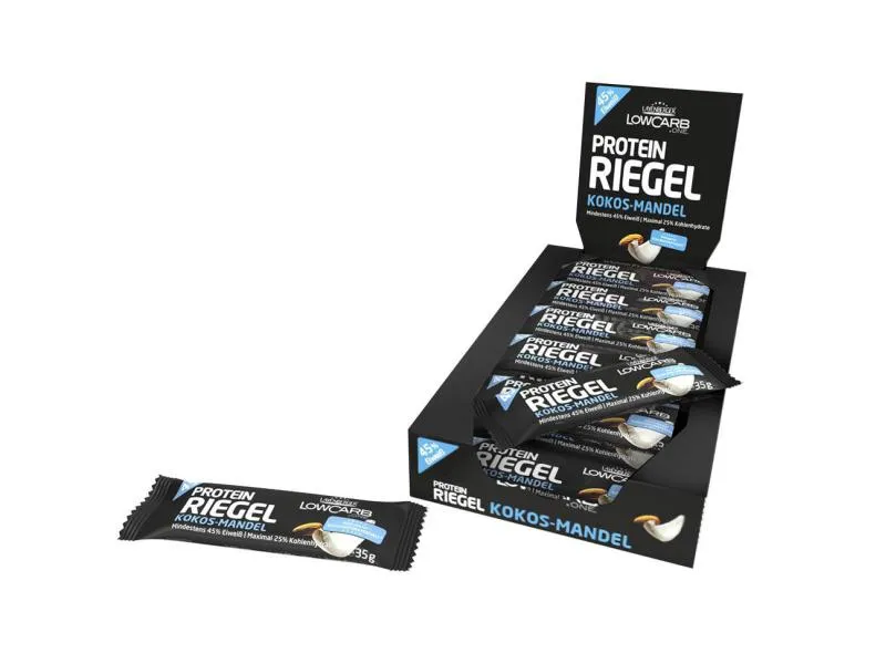 Layenberger Riegel Protein-Riegel Kokos-Mandel 18 x 35 g Layenberger Riegel Protein-Riegel Kokos-Mandel 18 x 35 g
