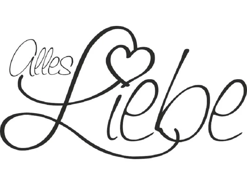 Heyda Stempel Alles Liebe 1 Stück