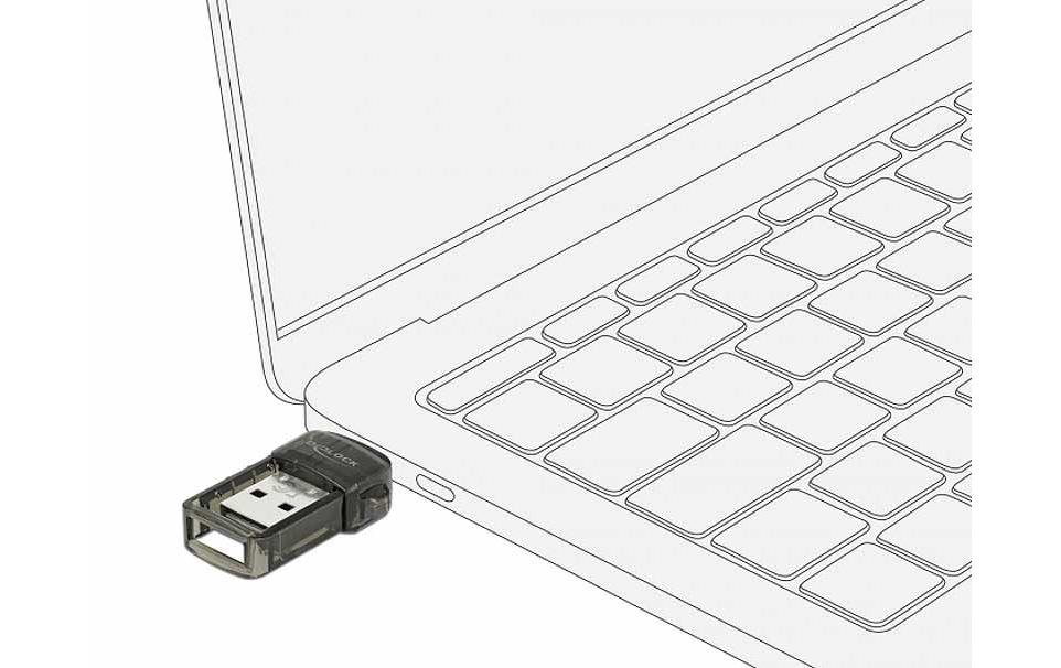 Delock USB-Bluetooth-Adapter 61002 2in1
