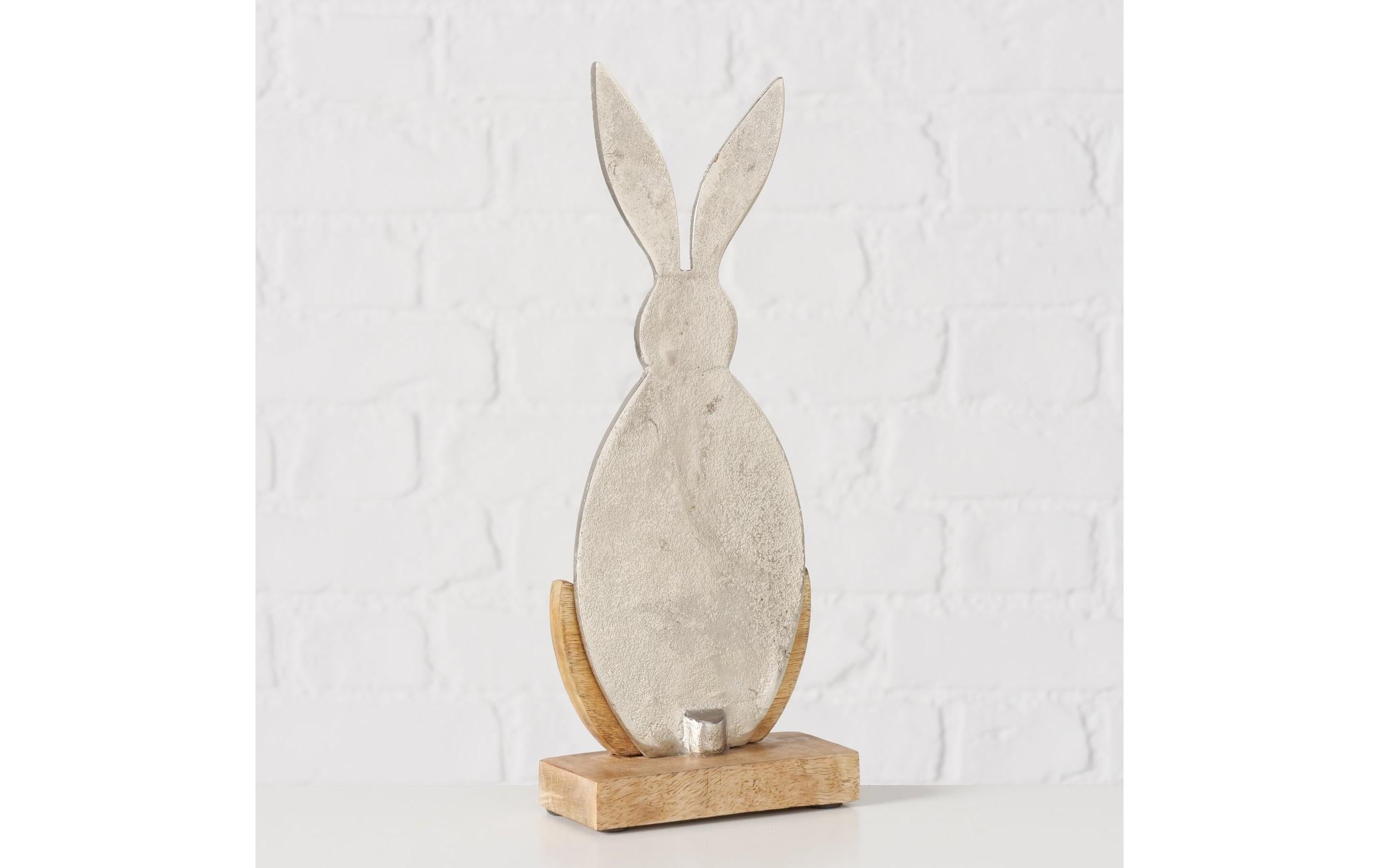 Boltze Aufsteller Hase Momo Silber