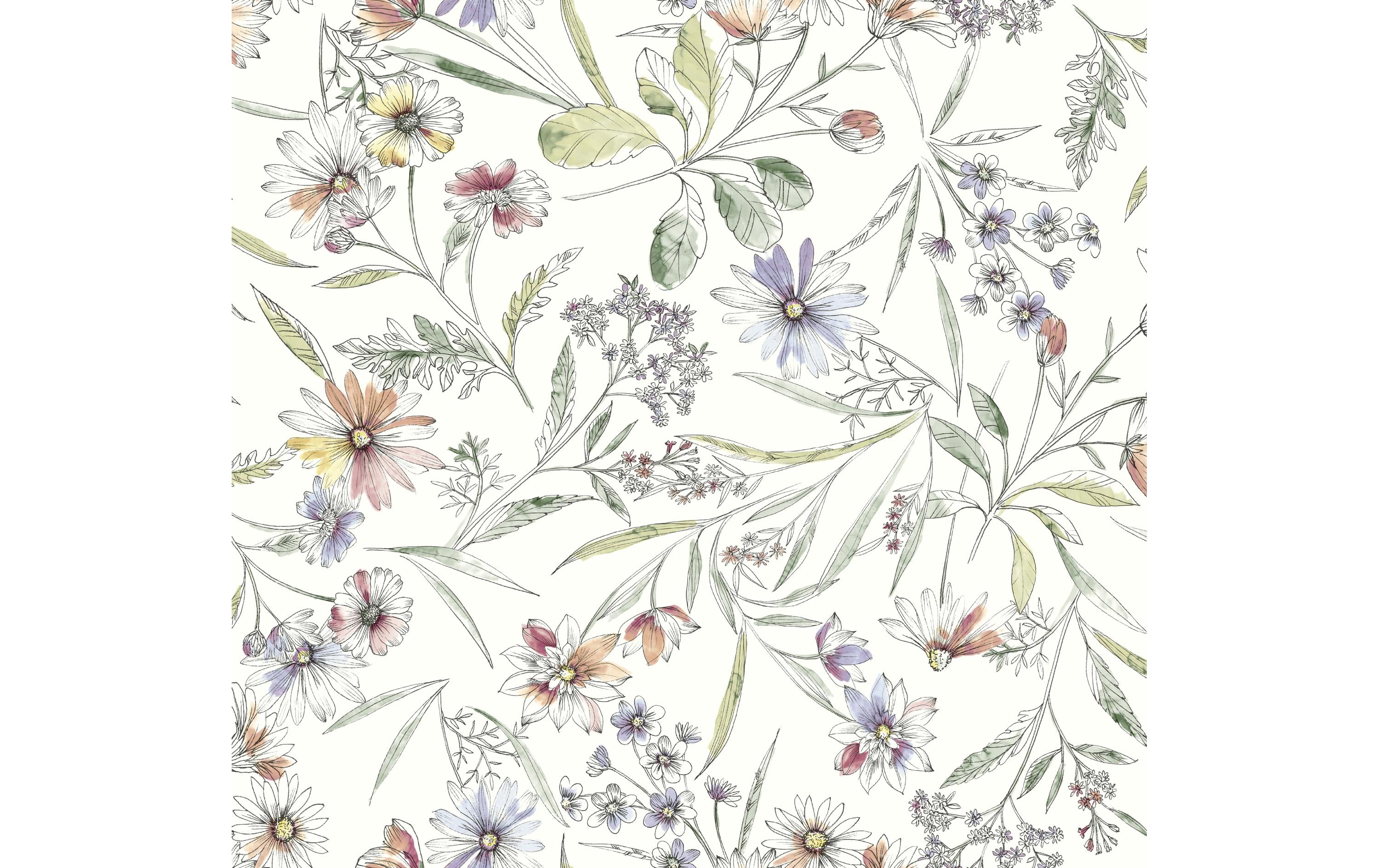 d-c-table Tischdecke Manhattan Lindsay Rund, Ø 150 cm, Hellgrün/Weiss