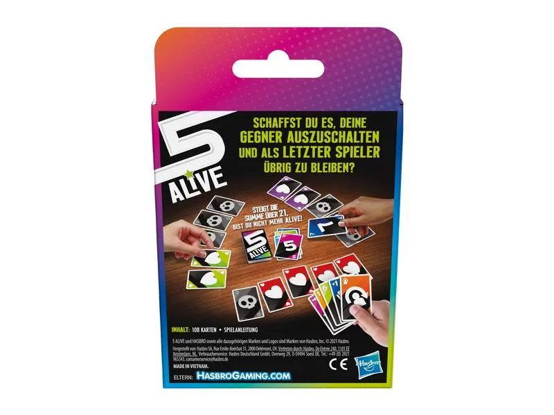 Hasbro Gaming Kartenspiel 5 Alive