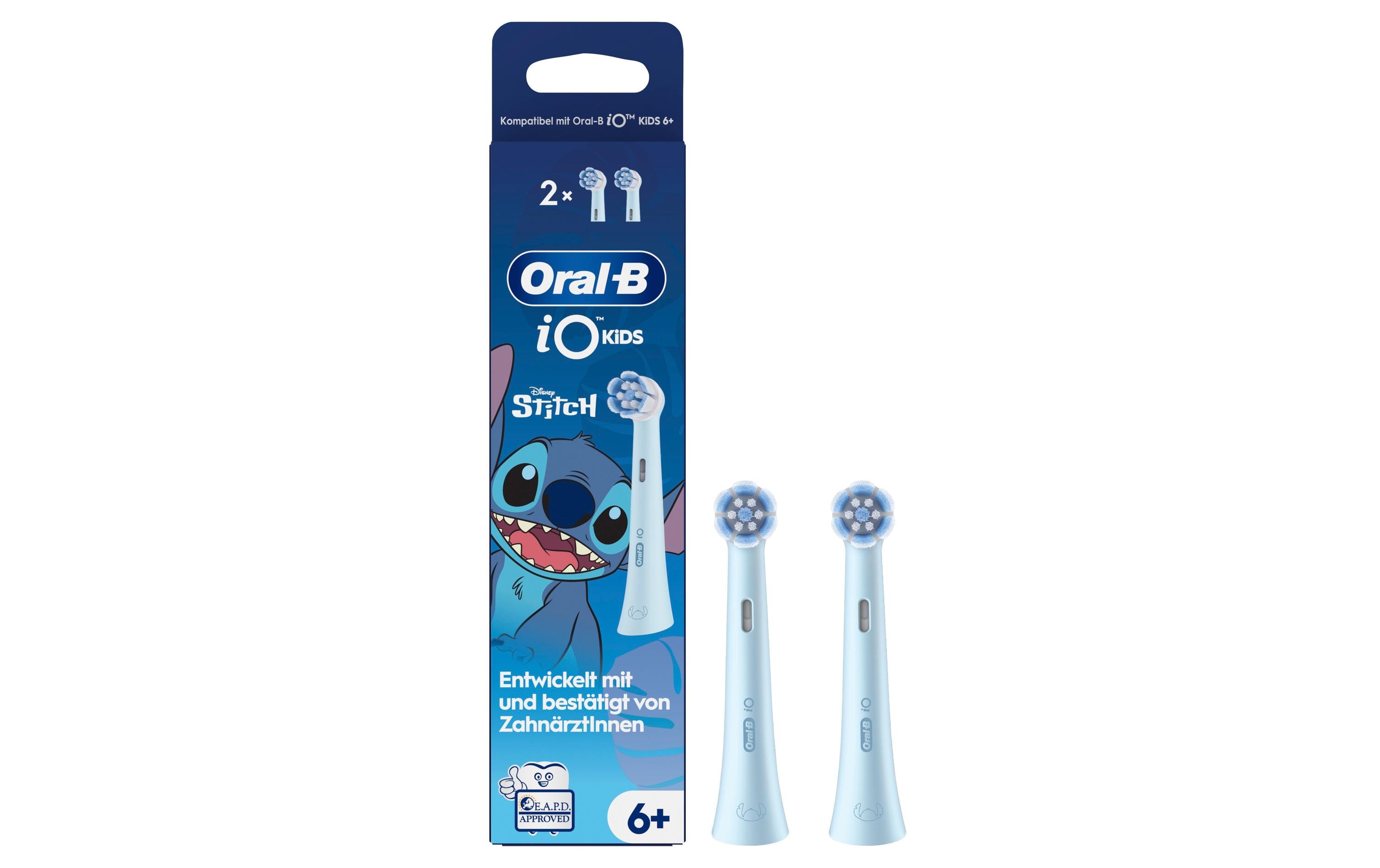 Oral-B Zahnbürstenkopf iO Kids 6+ Disney Stitch 2 Stück