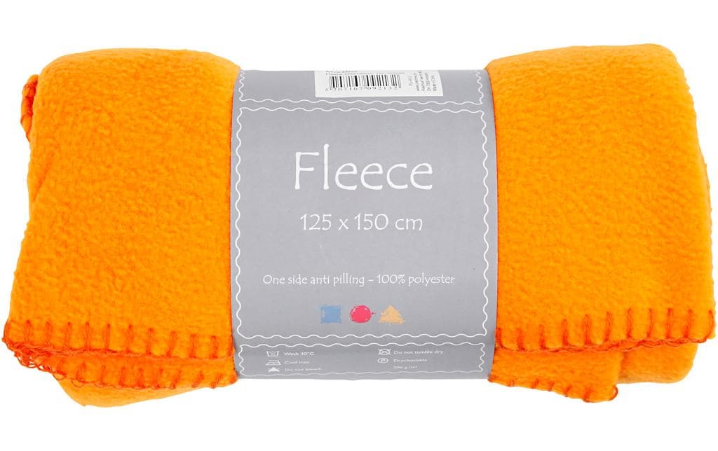 Creativ Company Fleece 150 cm x 125 cm, Orange Creativ Company Fleece 150 cm x 125 cm, Orange