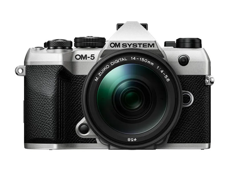 OM-System Fotokamera OM-5 II M.Zuiko Digital 14-150mm Kit Silber OM-System Fotokamera OM-5 II M.Zuiko Digital 14-150mm Kit Silber