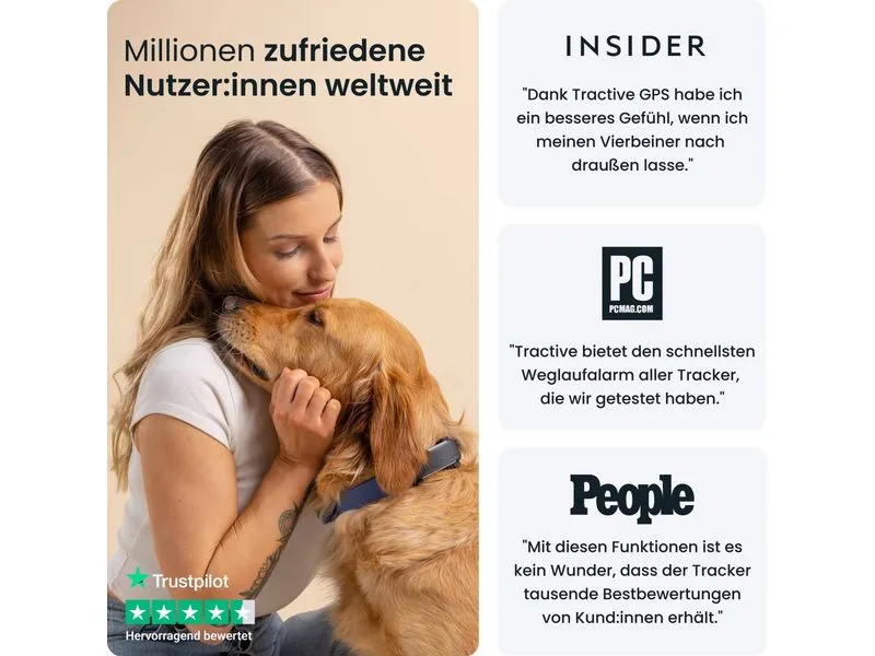 tractive Tractive DOG 6 Xl – black Schwarz, für grosse Hunde ab 20 kg tractive Tractive DOG 6 Xl – black Schwarz, für grosse Hunde ab 20 kg