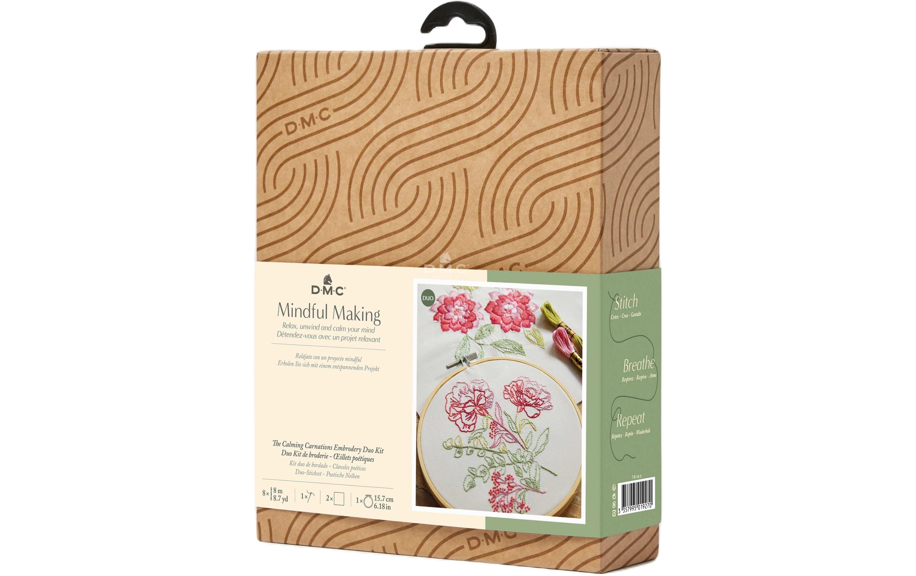 DMC Stickset Mindful Making Duo Nelken, Ø 15.7 cm