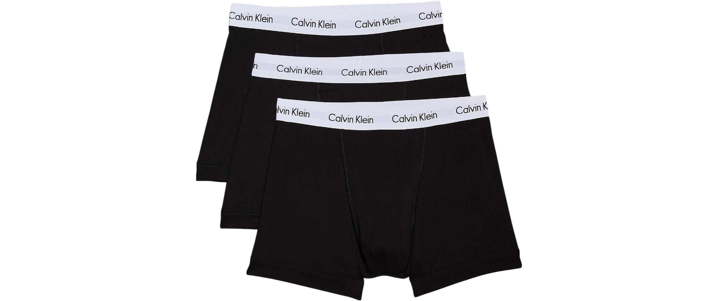Calvin Klein Wäsche Unterhosen 3P Trunk Schwarz, S