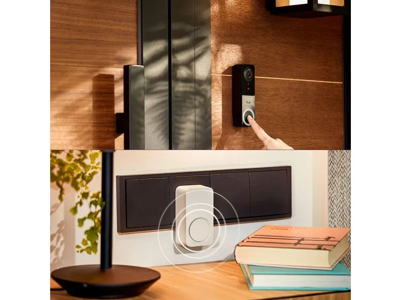 Philips Hue Secure Indoor Gong 87 dB, 0 m, Weiss