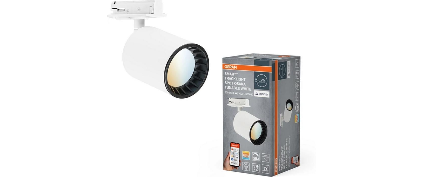 OSRAM LED Schienenspot SMART+ Matter Tracklight Osaka, Weiss