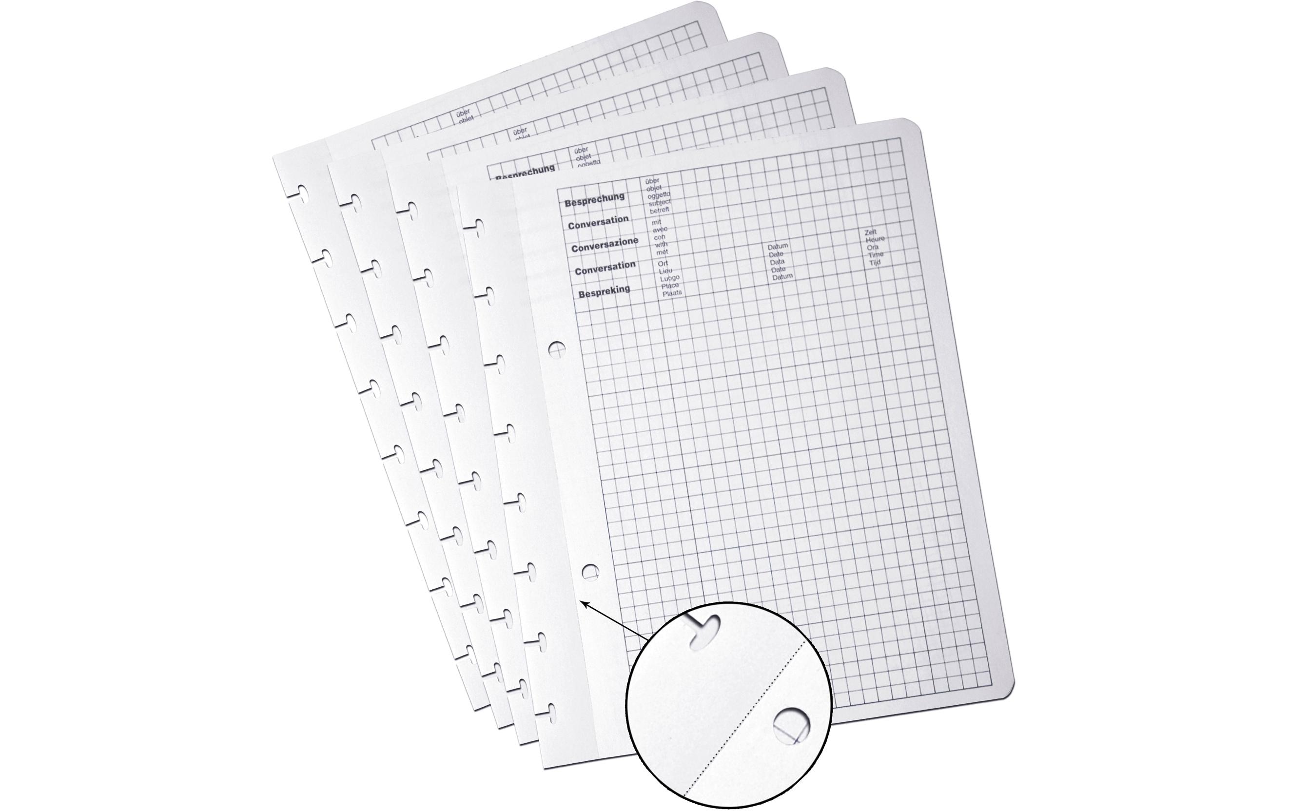 Adoc Notizheft Meeting-Ex-Ersatzblätter kariert, 100 Blatt Adoc Notizheft Meeting-Ex-Ersatzblätter kariert, 100 Blatt