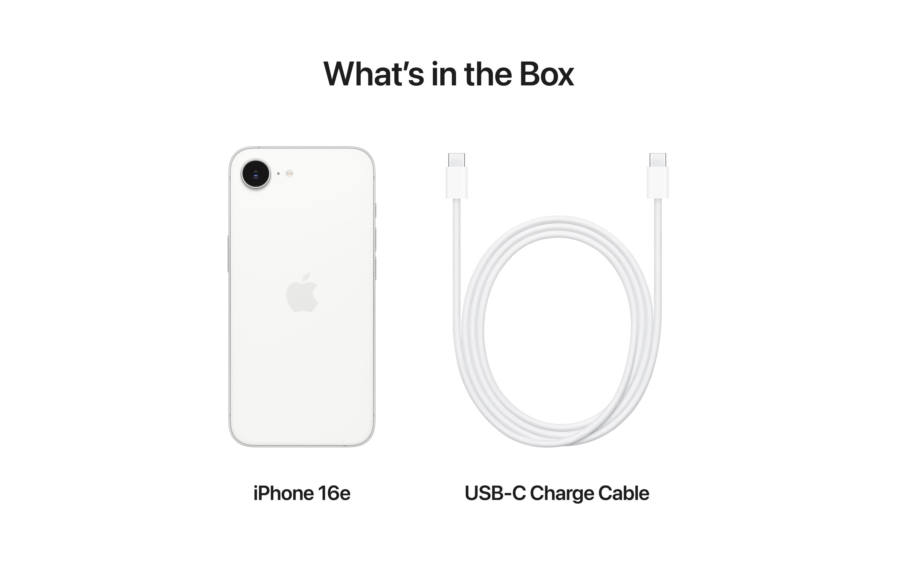 Apple iPhone 16e 128 GB Weiss