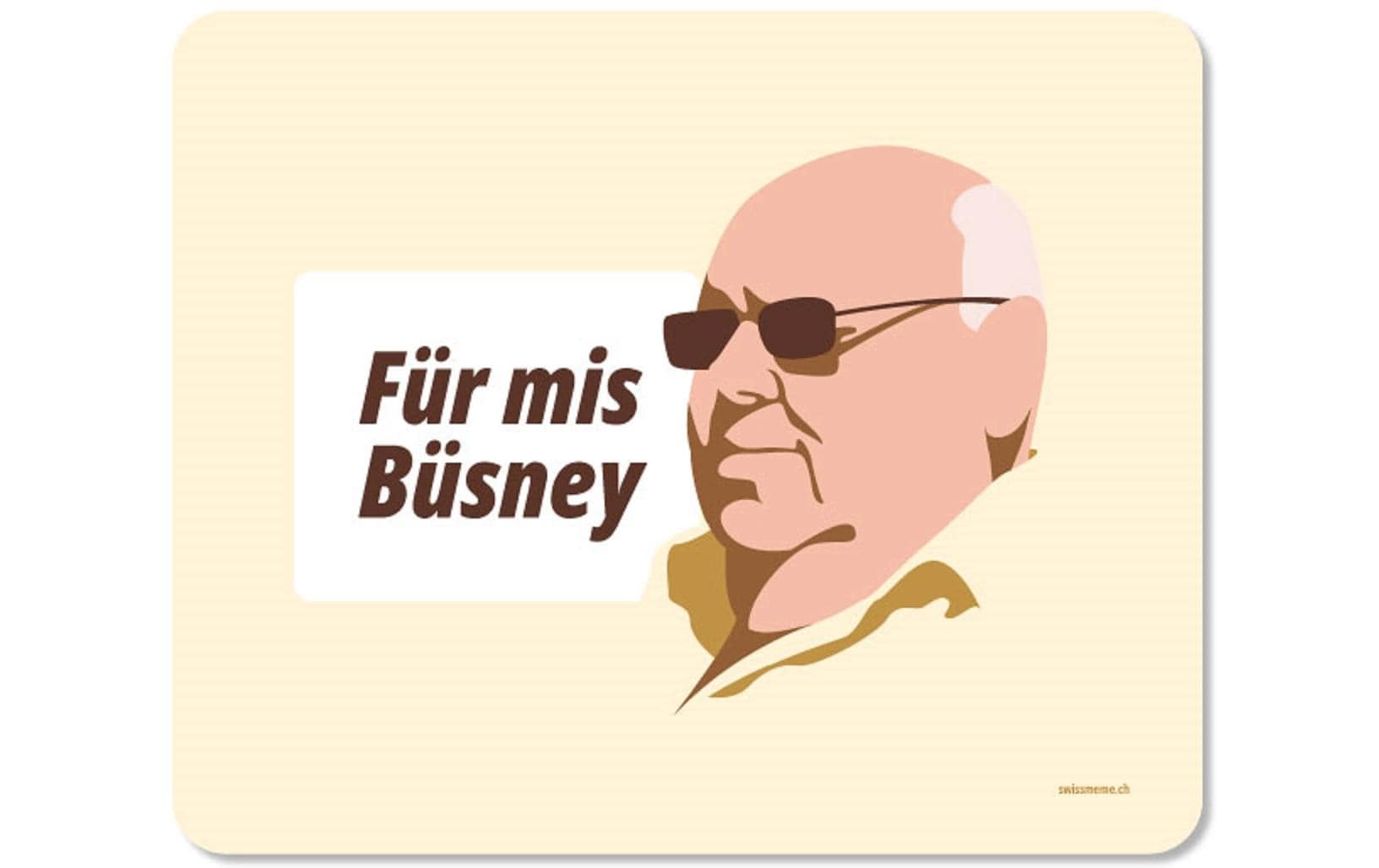 Swissmeme Mausmatte Für mis Büsney, 22 x 18 x 2.5 cm