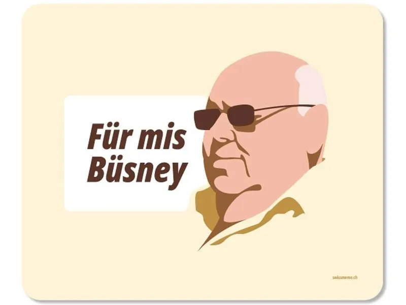 Swissmeme Mausmatte Für mis Büsney, 22 x 18 x 2.5 cm Swissmeme Mausmatte Für mis Büsney, 22 x 18 x 2.5 cm
