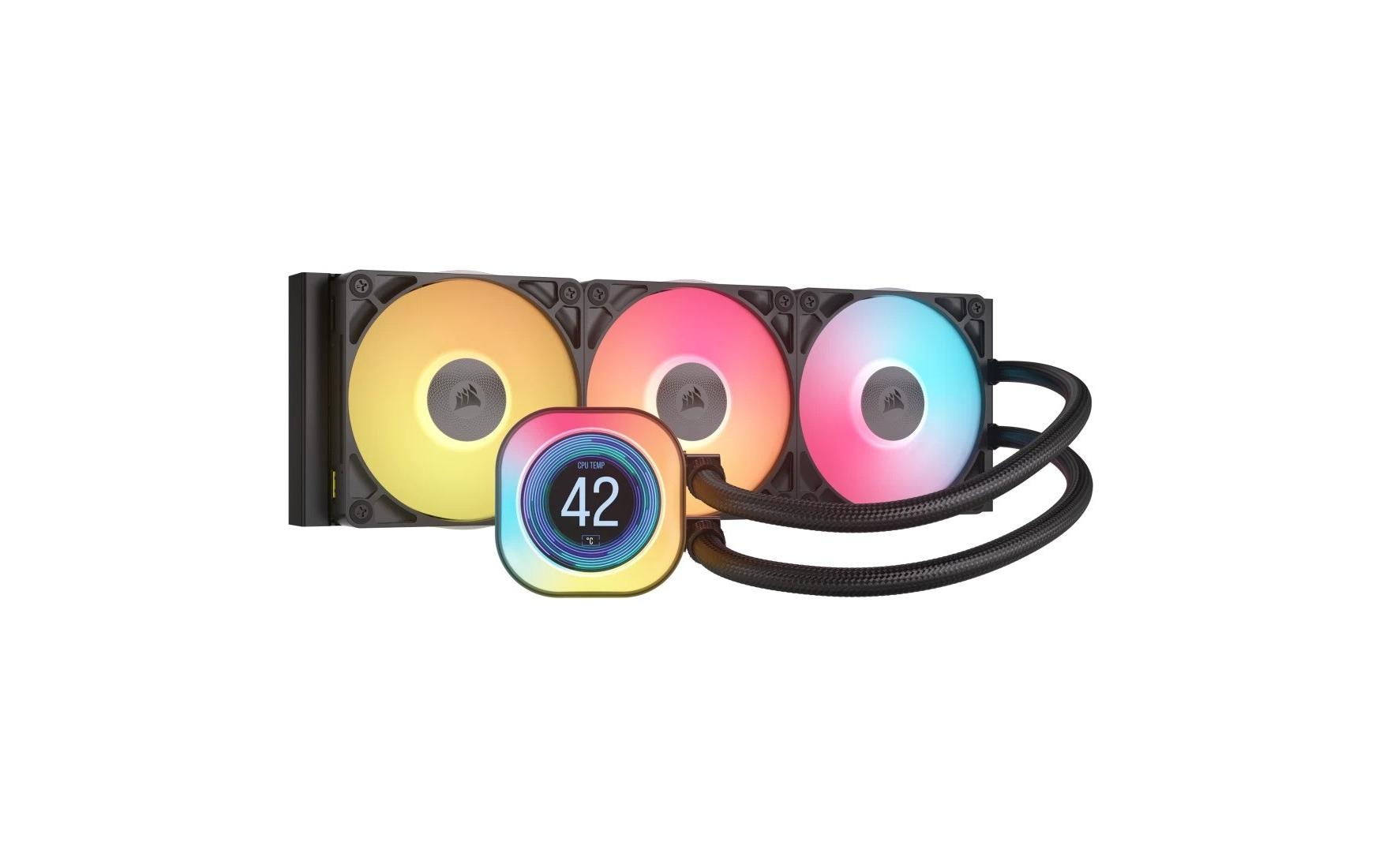 Corsair Wasserkühlung ICUE Titan 360 RX LCD Schwarz Corsair Wasserkühlung ICUE Titan 360 RX LCD Schwarz