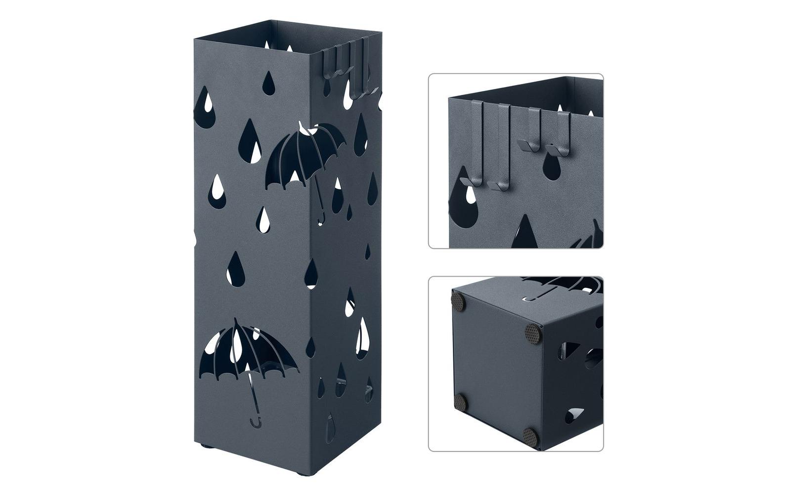 Songmics Schirmständer Grau