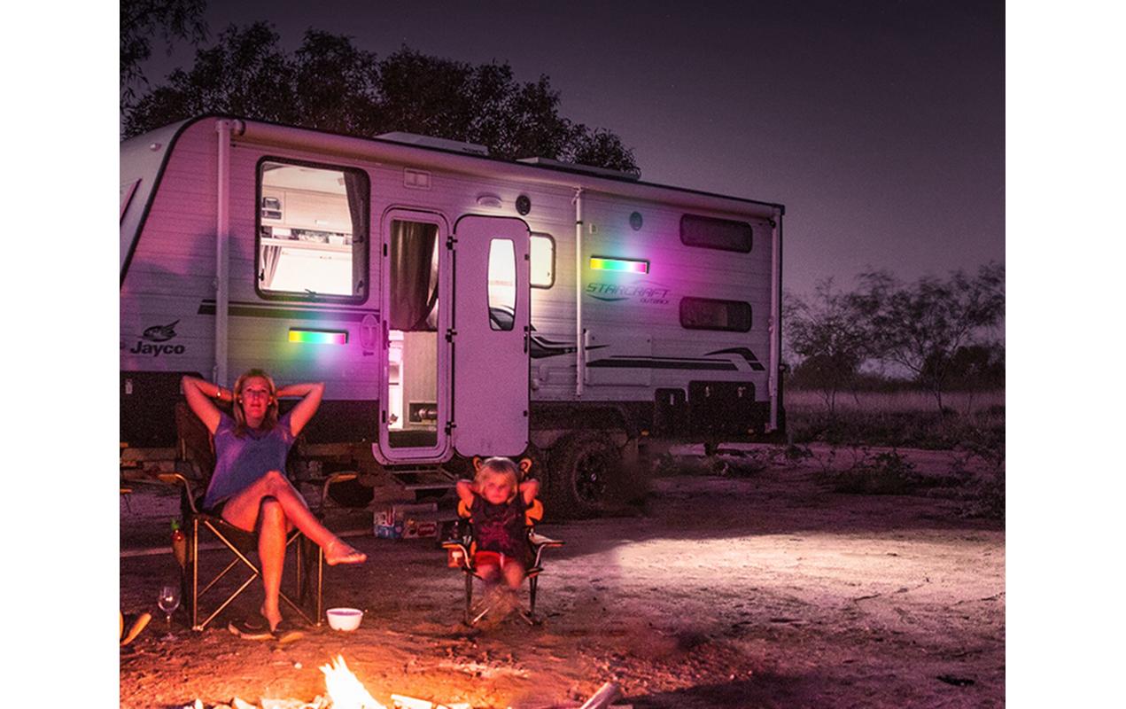 FTM LED-Lichtleiste RGB, 3 W, Bluetooth, USB-C