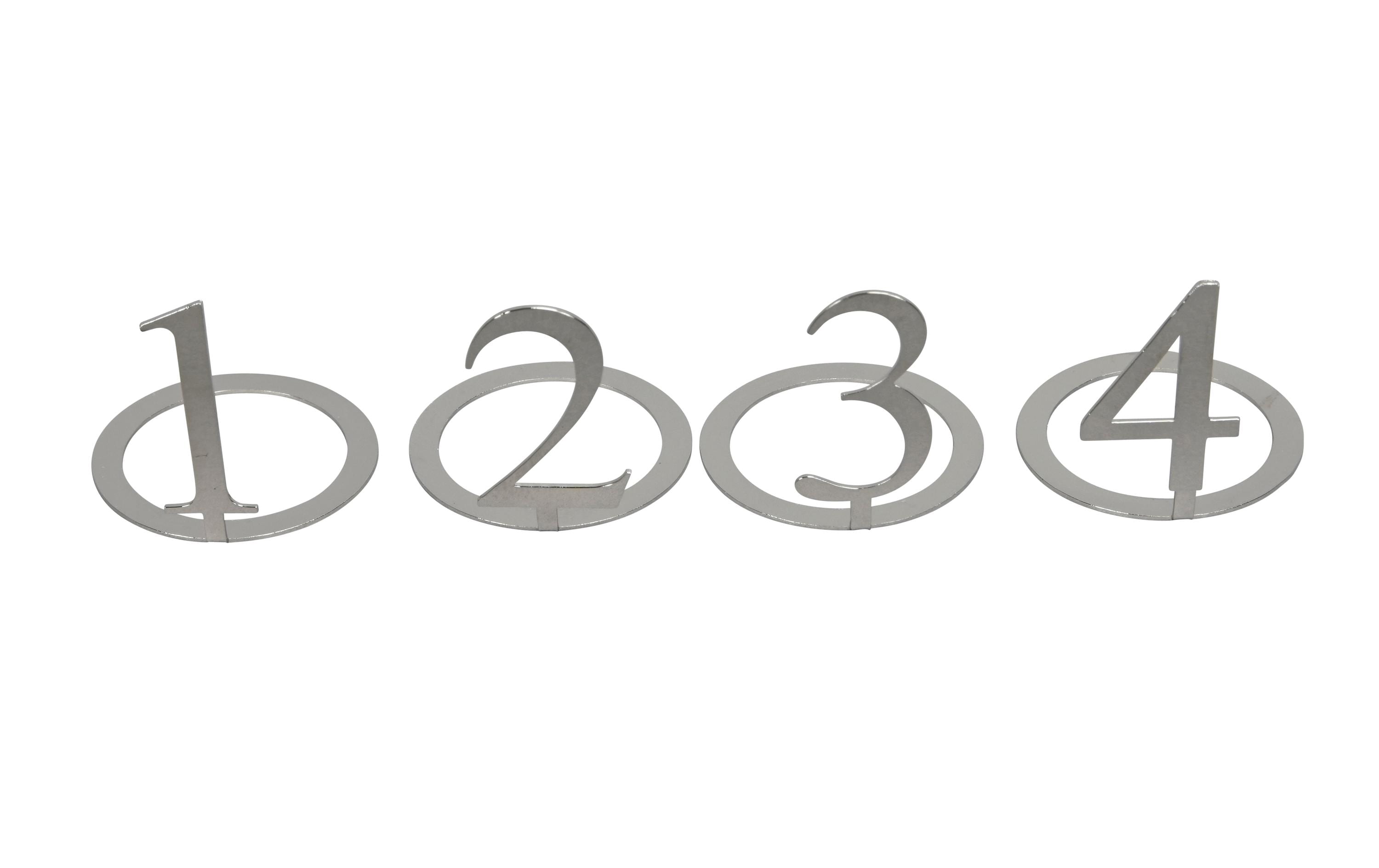 COCON Kerzenring Zahlen, Silber