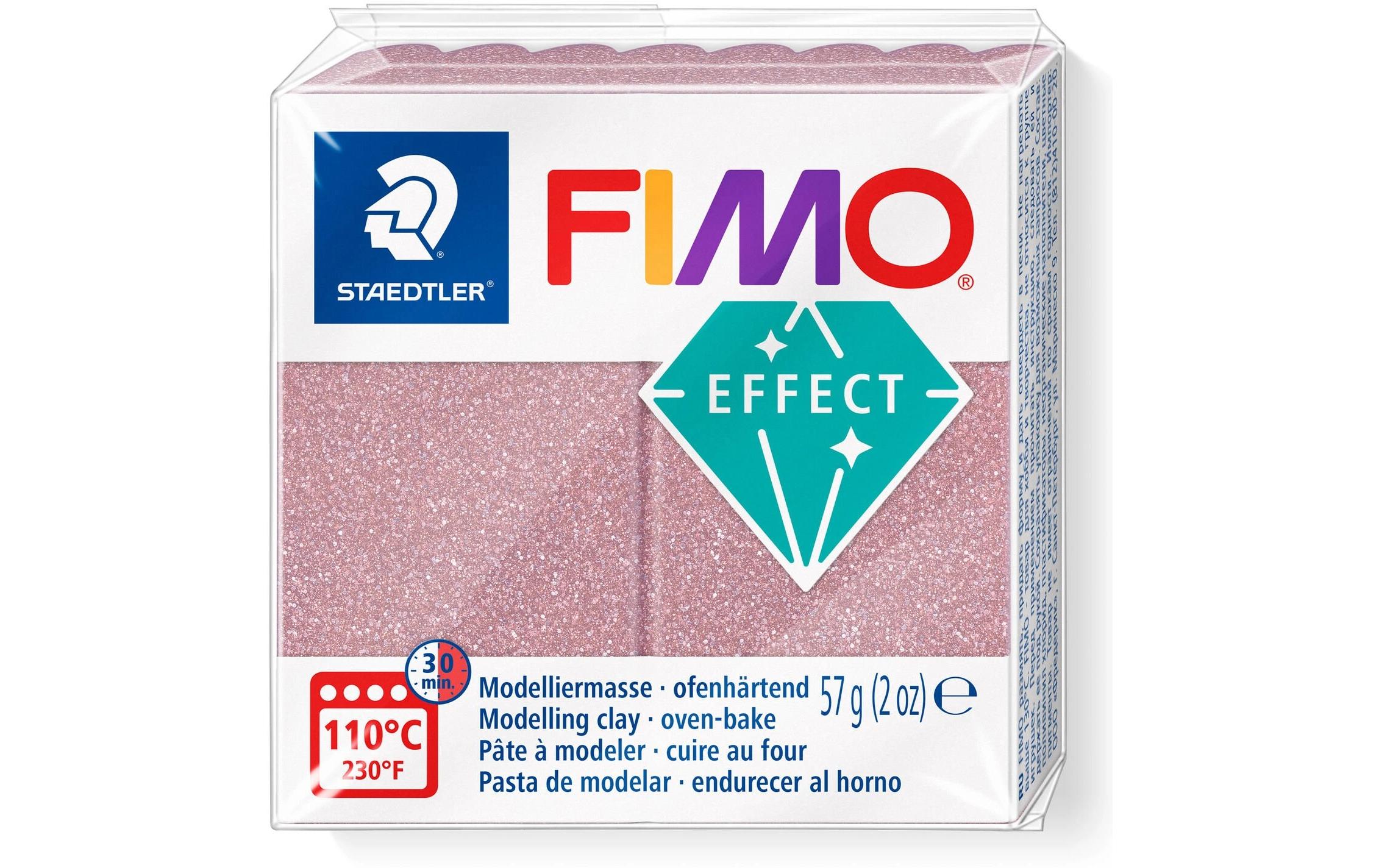 Fimo Modelliermasse Soft Rose Gold Glitter