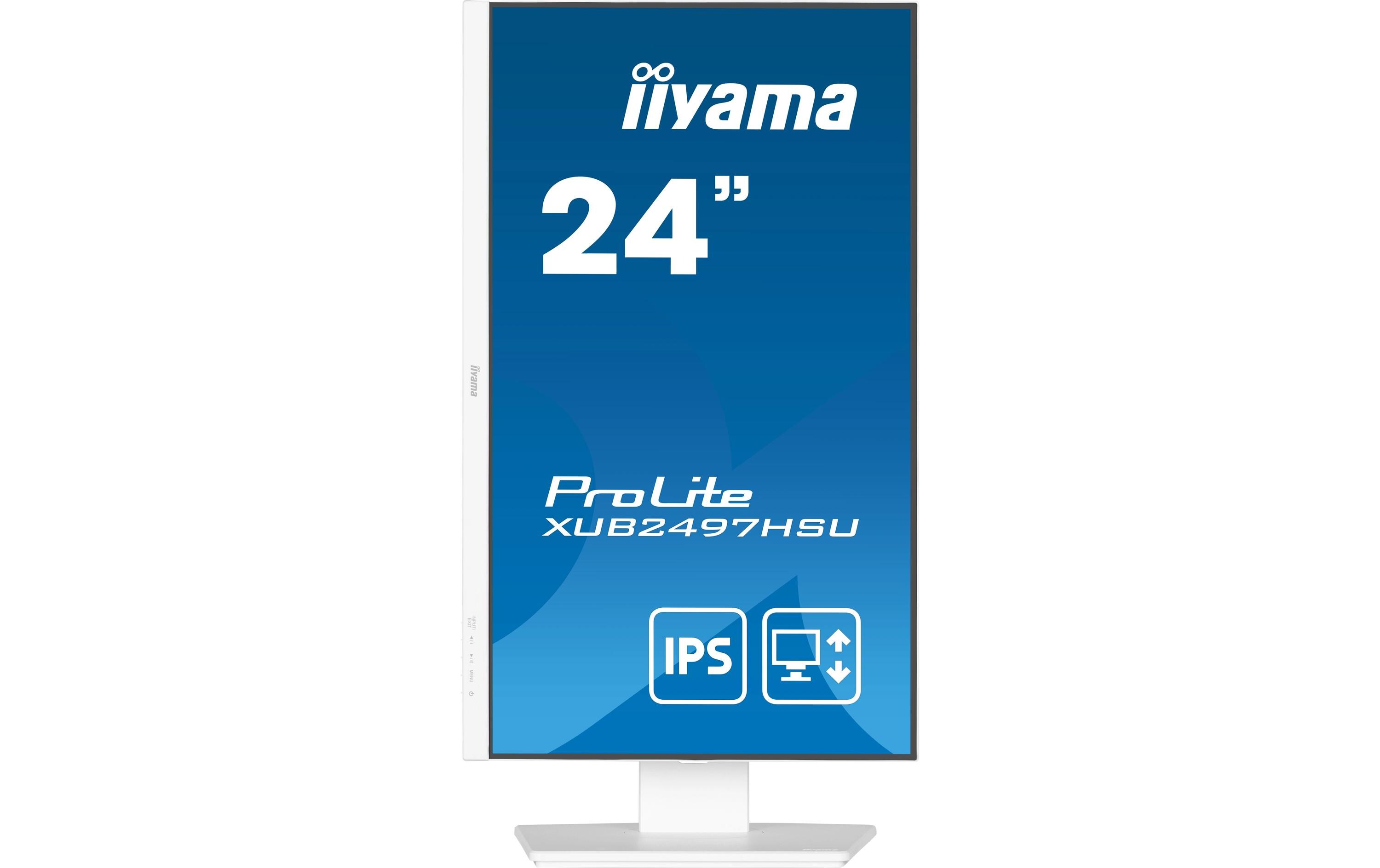 iiyama Monitor XUB2497HSU-W2 Weiss