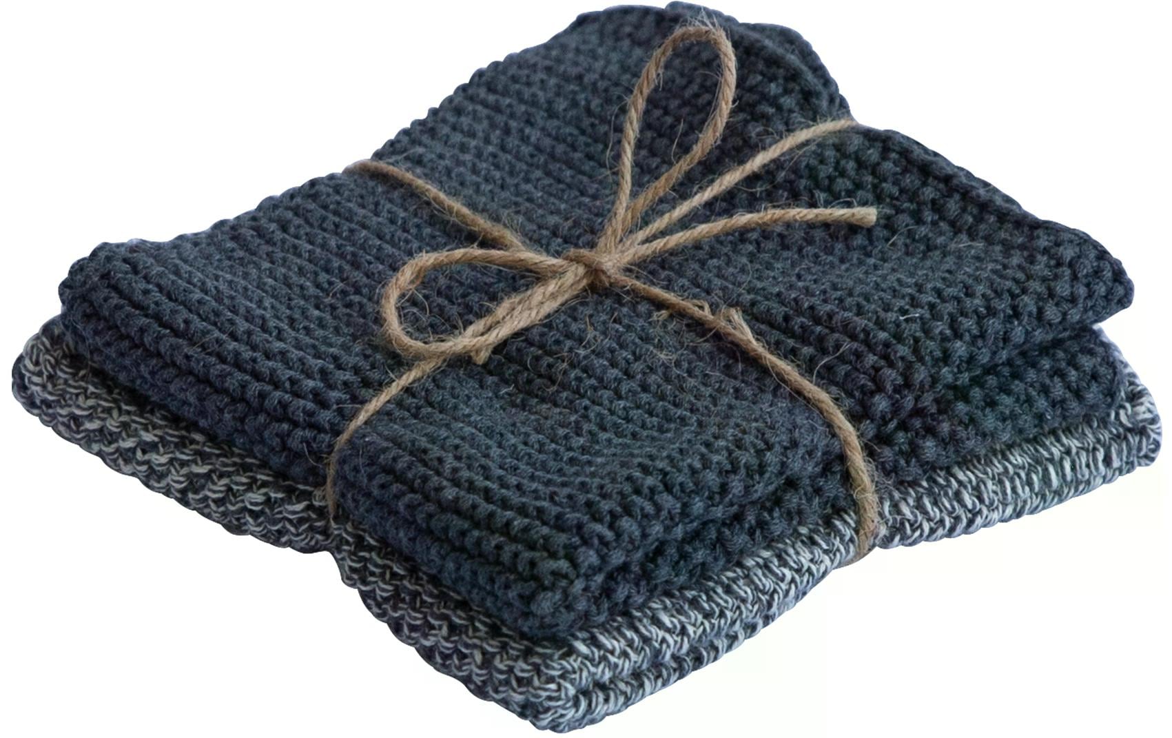 Pichler Abwaschlappen Lola 2 Stück, Dunkelgrau