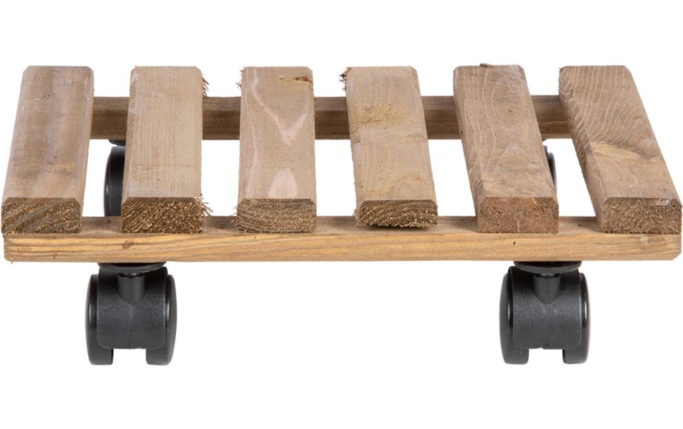 Esschert Design Rolleruntersetzer Quadratisch L Braun Esschert Design Rolleruntersetzer Quadratisch L Braun