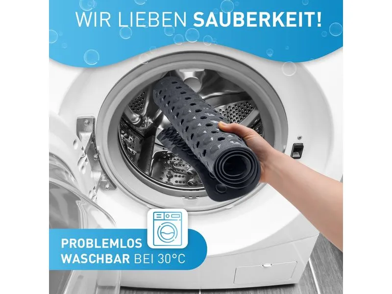 Flipline Badewannenmatte Grau