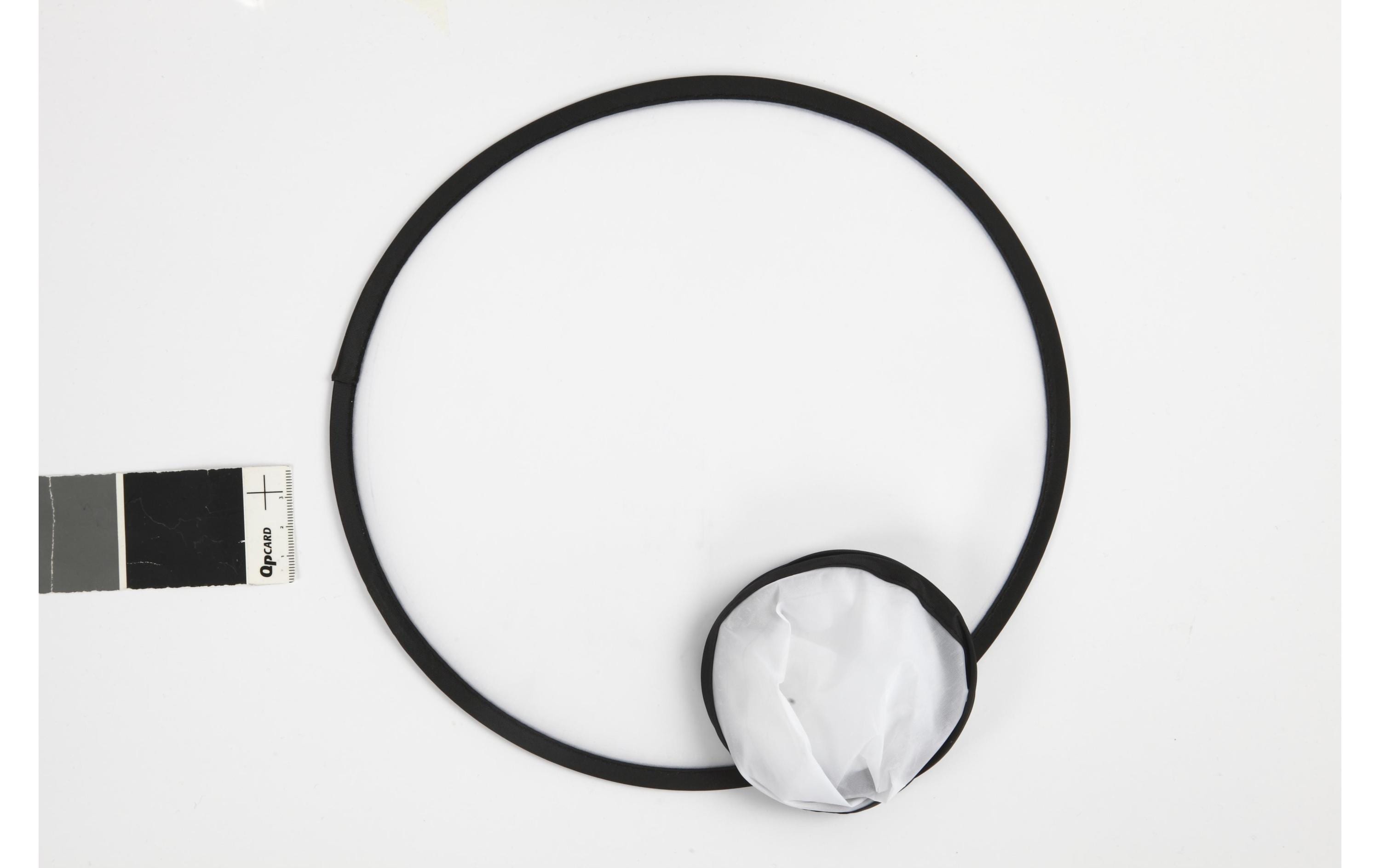 Creativ Company Stoff-Bastelset Frisbee 25 cm, Weiss, 5 Stk.