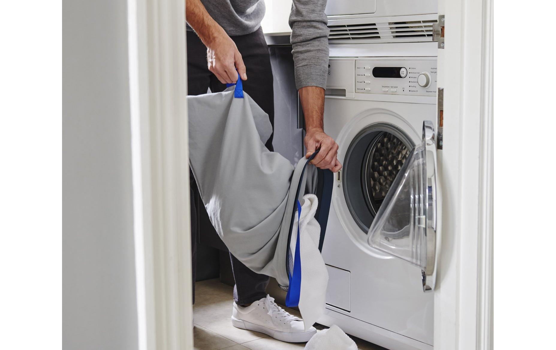 Joseph Joseph Wäschekorb Tota 60 L, 2x 30 L, Grau