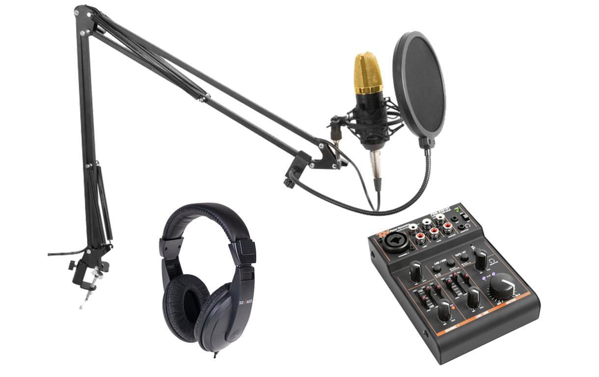 Vonyx Kondensatormikrofon CMS400B Audio-Streaming Set