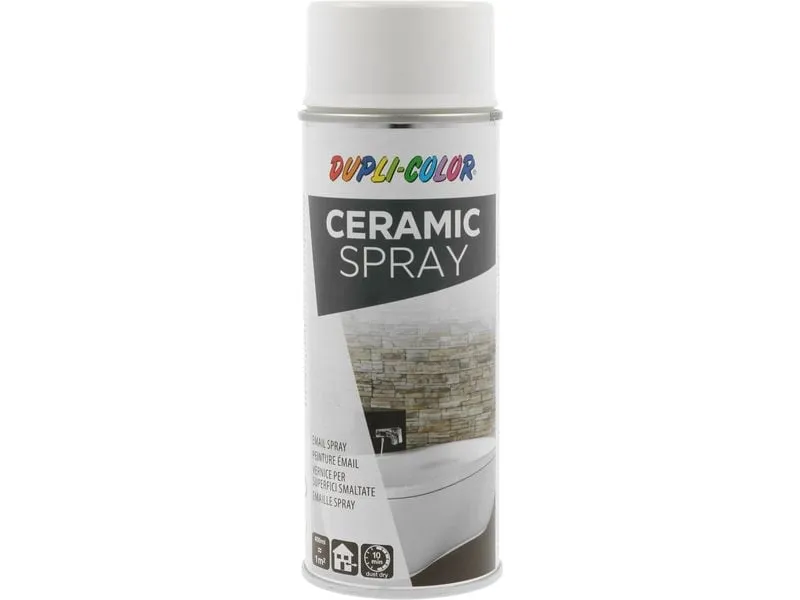 DUPLI-COLOR Sprühfarbe Ceramic Weiss, 400 ml DUPLI-COLOR Sprühfarbe Ceramic Weiss, 400 ml
