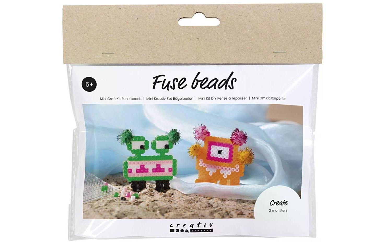 Creativ Company Bügelperlen-Set Monster-Collage Mehrfarbig Creativ Company Bügelperlen-Set Monster-Collage Mehrfarbig