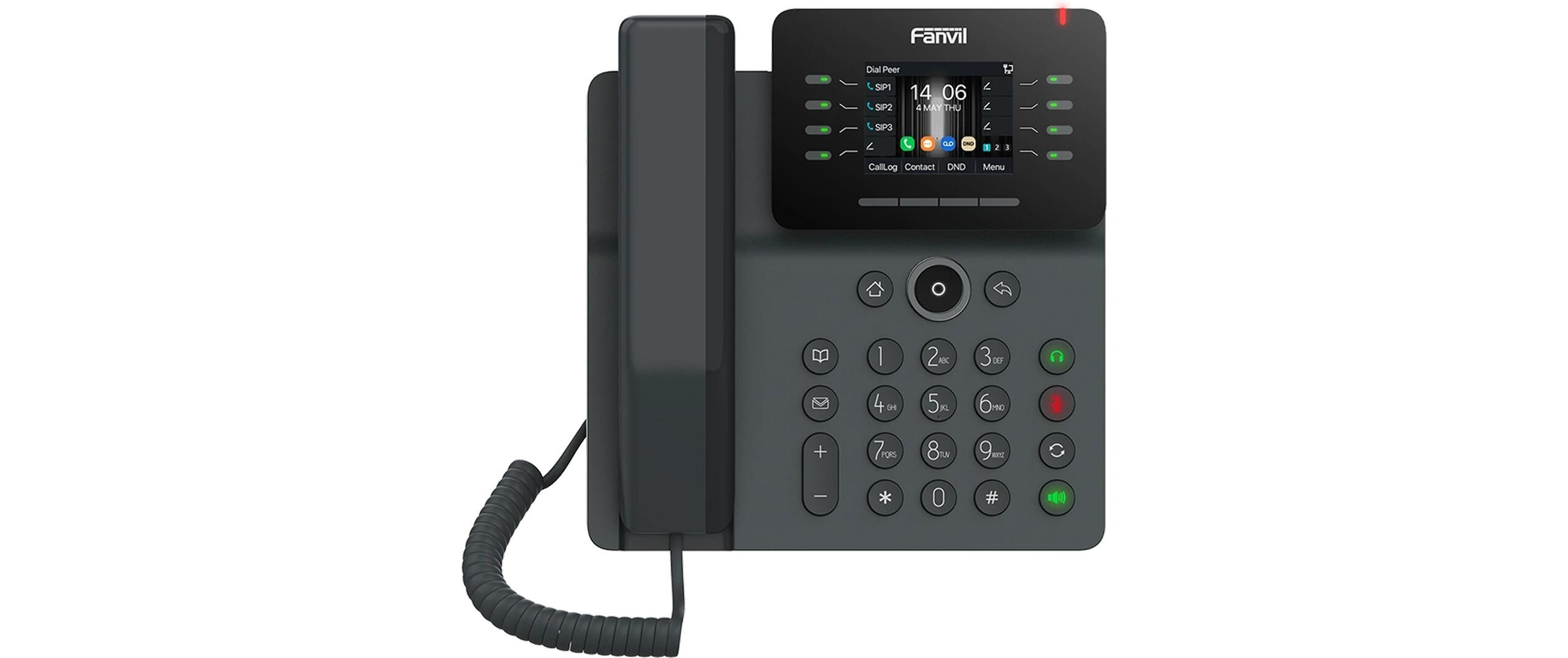 Fanvil Tischtelefon V63 Schwarz