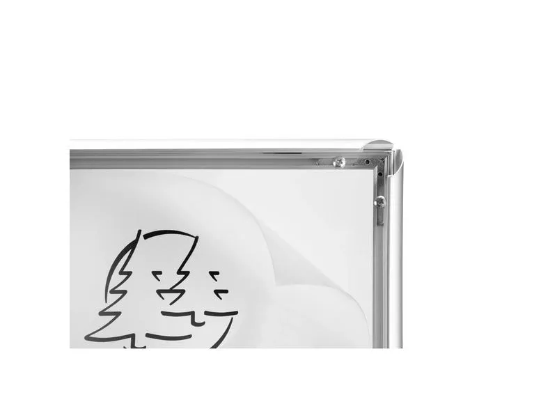 Exacompta Wandplakatrahmen mit Rahmen aus Aluminium A3 - Silber Exacompta Wandplakatrahmen mit Rahmen aus Aluminium A3 - Silber