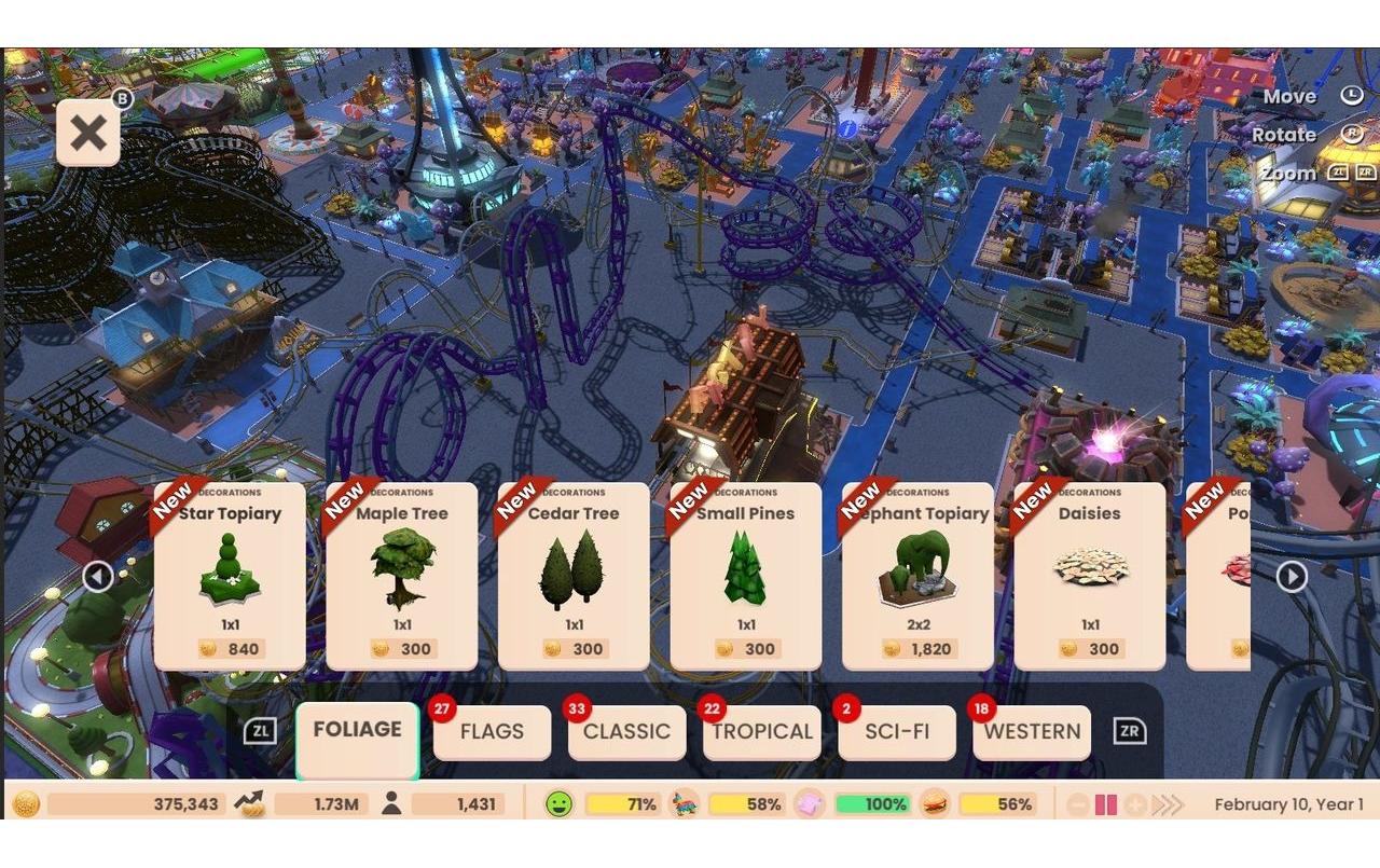 Atari Games RollerCoaster Tycoon Adventures Deluxe [NSW] (D) (Box)