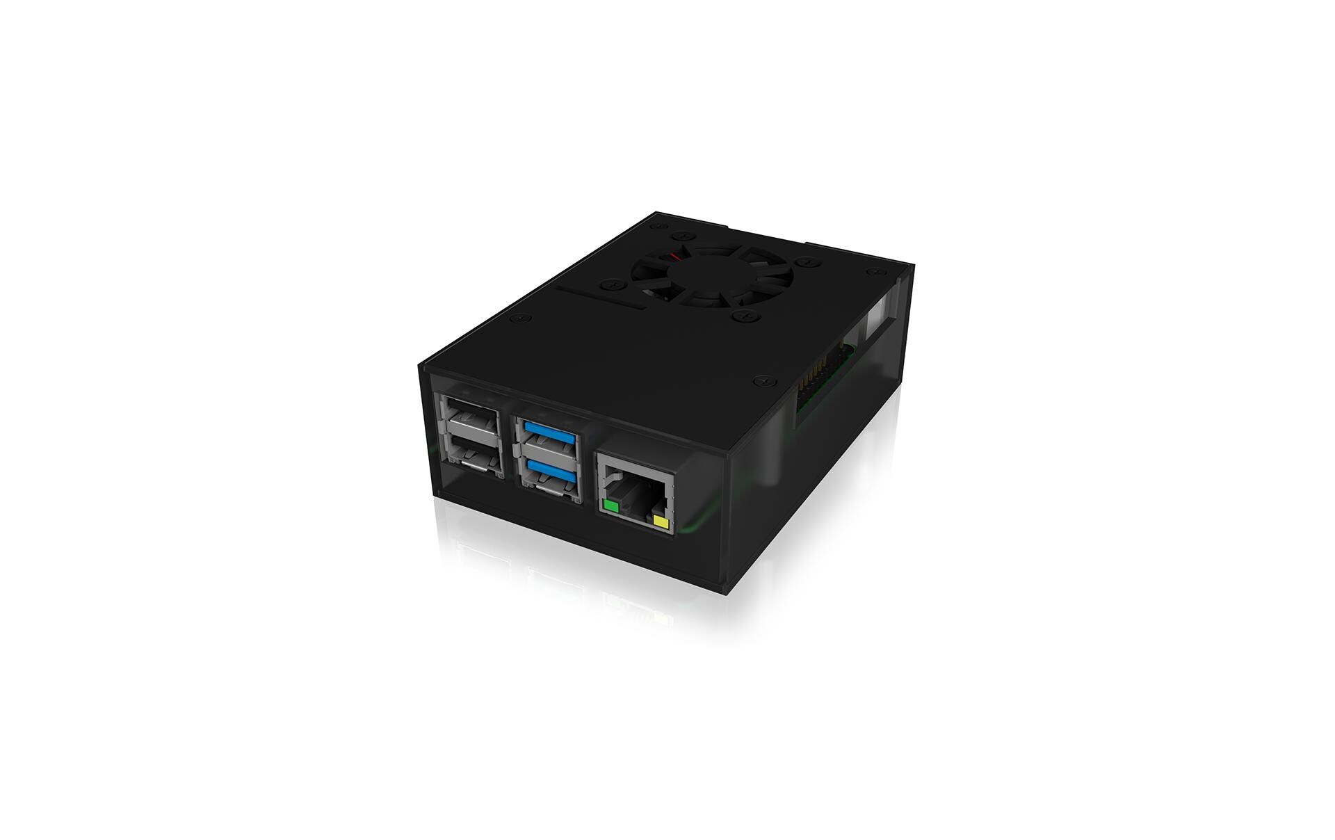 ICY BOX Gehäuse IB-RP108 Raspberry Pi 4 ICY BOX Gehäuse IB-RP108 Raspberry Pi 4