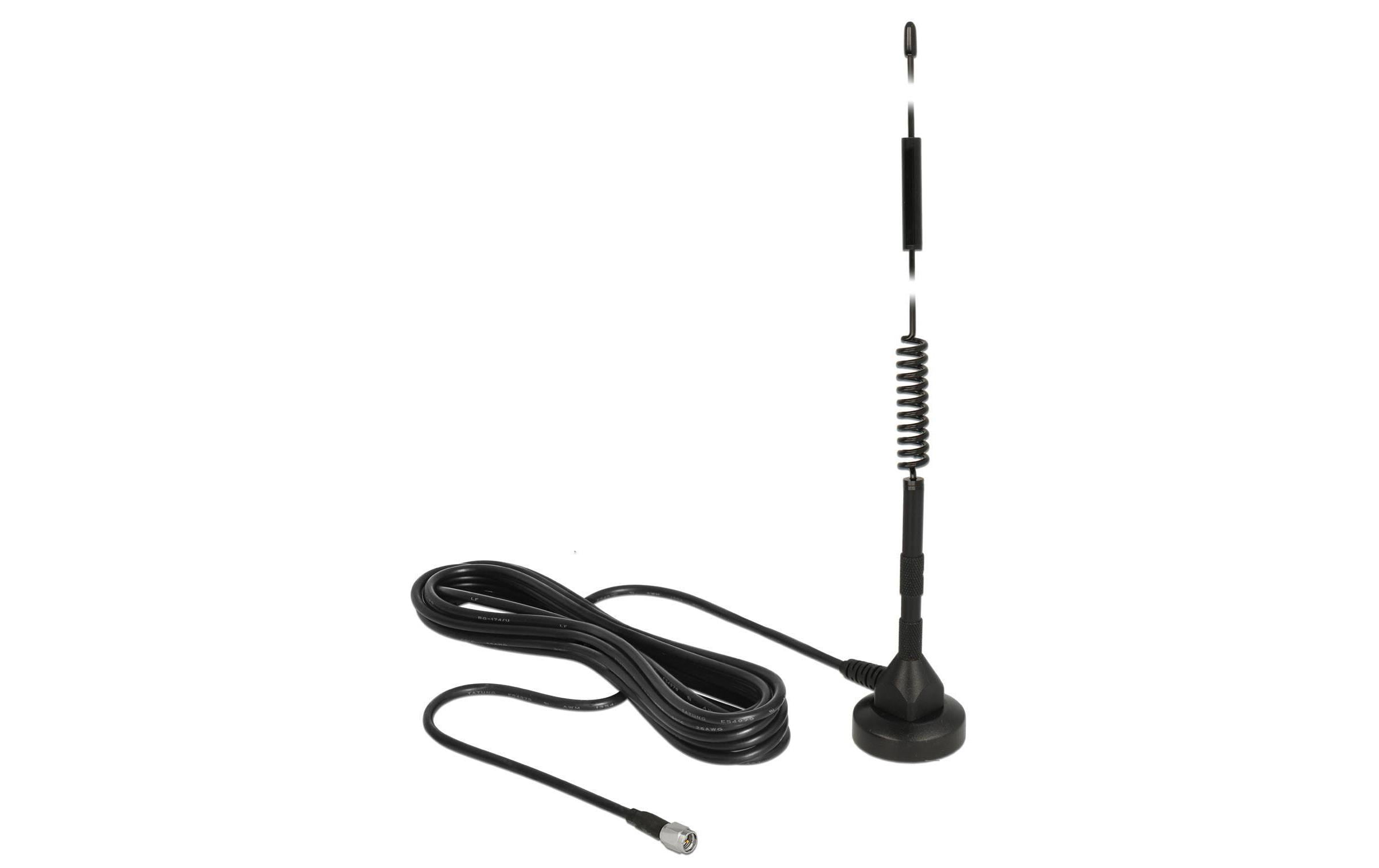 Delock LTE/LoRA-Antenne 0.9-2.6GHz, 33.7cm SMA 5 dBi Rundstrahl Delock LTE/LoRA-Antenne 0.9-2.6GHz, 33.7cm SMA 5 dBi Rundstrahl