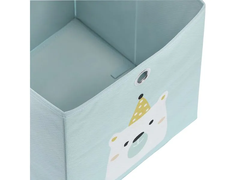 Zeller Present Spielzeugbox Icebear Mint 28 x 28 x 28 cm Zeller Present Spielzeugbox Icebear Mint 28 x 28 x 28 cm