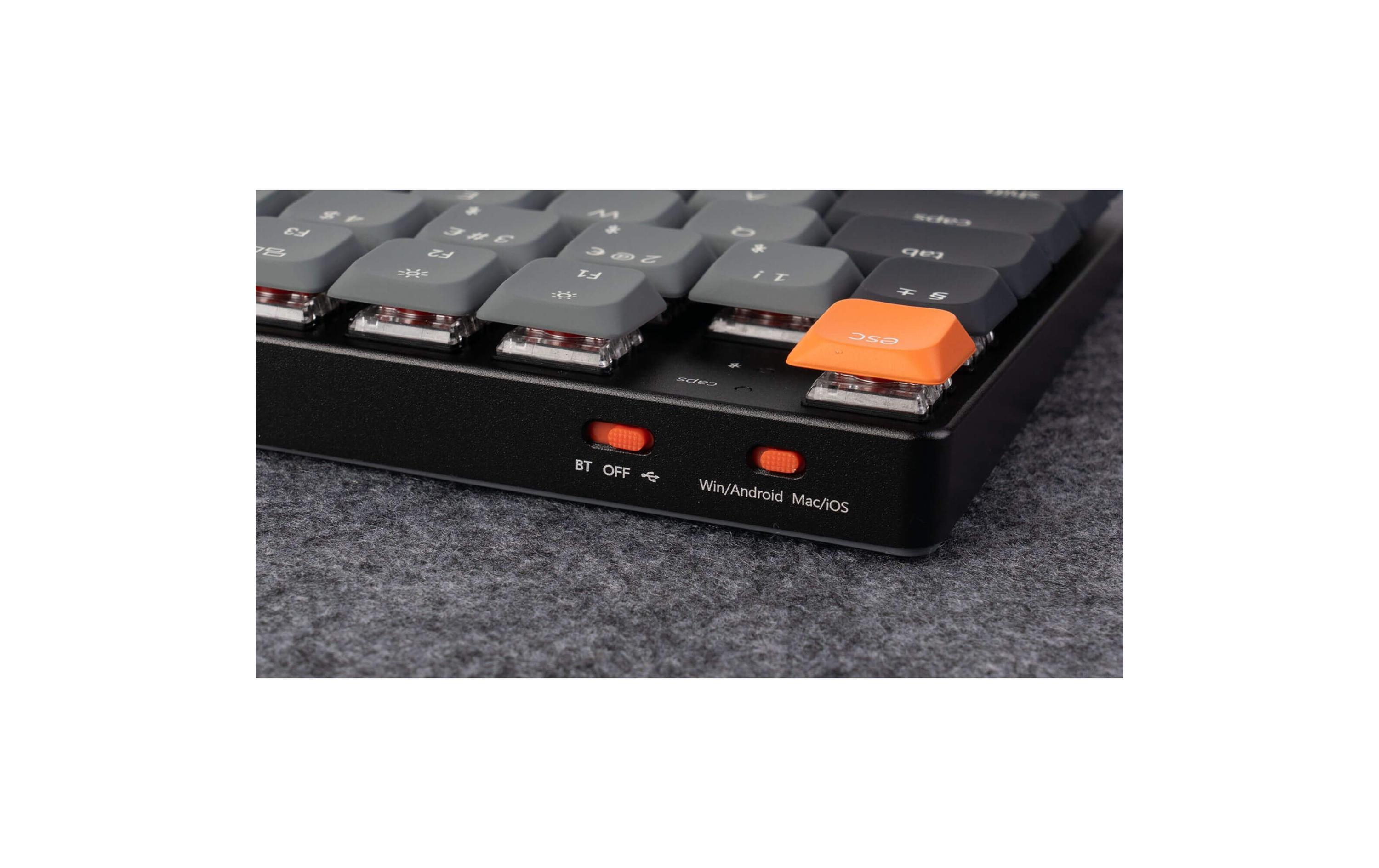 Keychron Gaming-Tastatur K1 QMK Version 6 Brown Switch