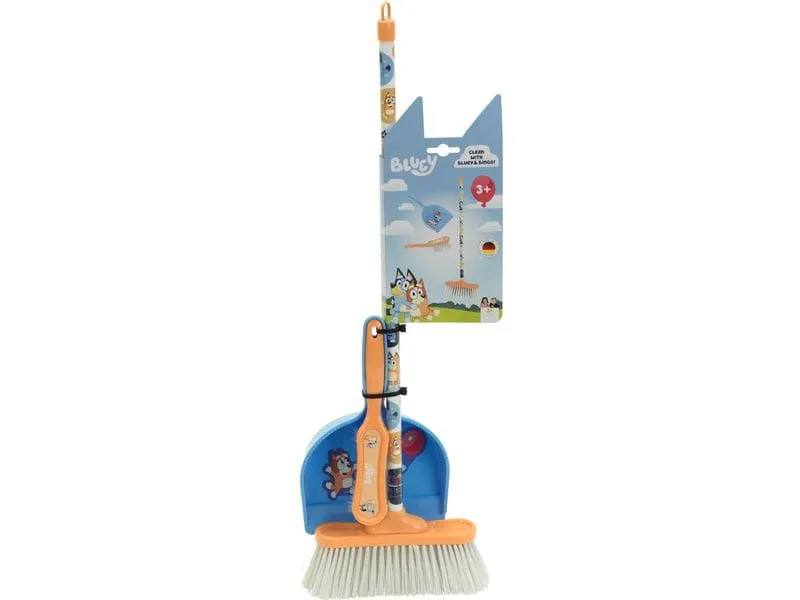 Klein-Toys Bluey Classic Besenset, 3-tlg