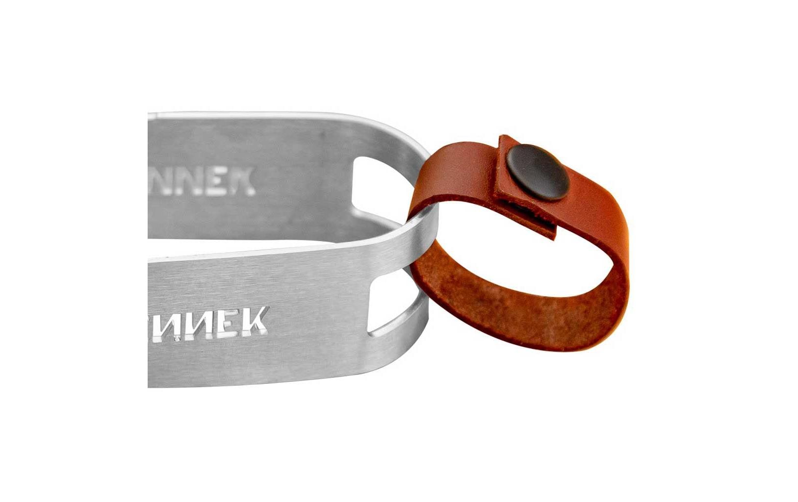 Fennek Grill Grillzange gross Silber