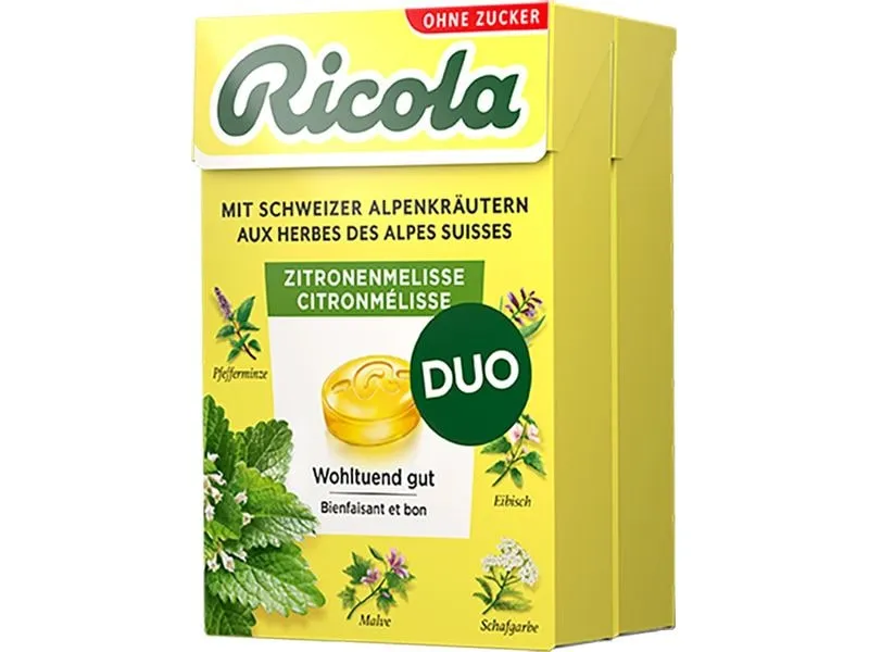 Ricola Bonbons Zitronenmelisse 2 x 50 g Ricola Bonbons Zitronenmelisse 2 x 50 g