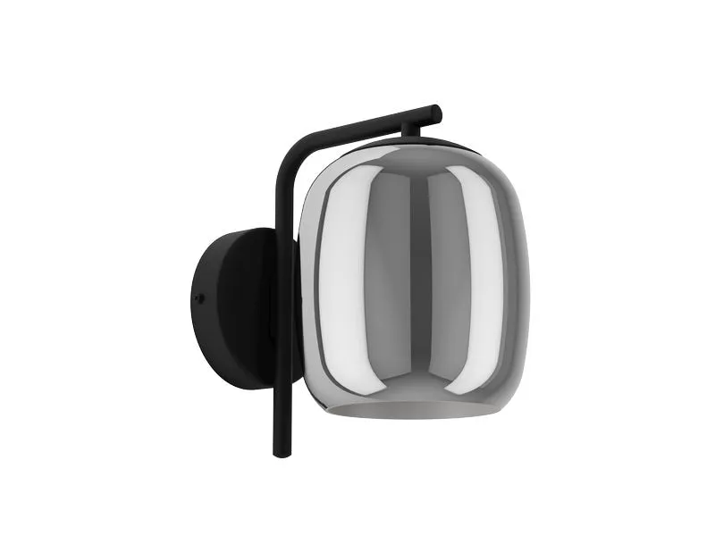EGLO Leuchten Wandleuchte CIAMPINO schwarz exkl. E27 1x28W