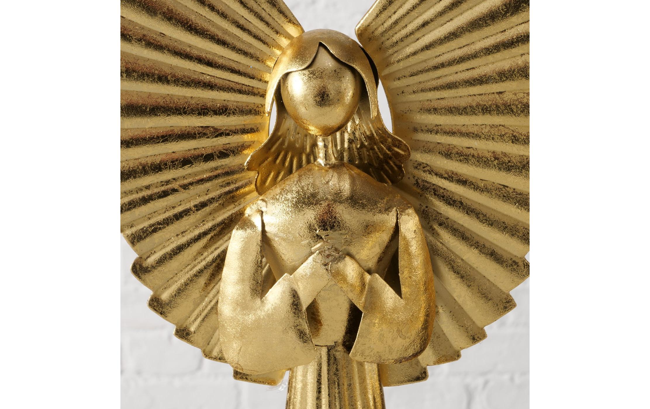 Boltze Weihnachtsfigur Figur Nuriel Metall, 23.5 x 54 cm