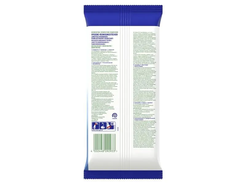Dettol Desinfektion Hygiene-Reinigungstücher 60 Stück